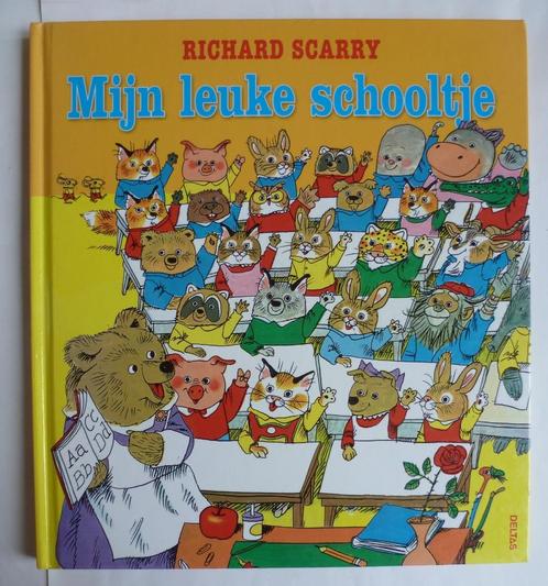 Mijn leuke schooltje Richard Scarry, Livres, Livres pour enfants | 4 ans et plus, Comme neuf, Non-fiction, Garçon ou Fille, Enlèvement ou Envoi