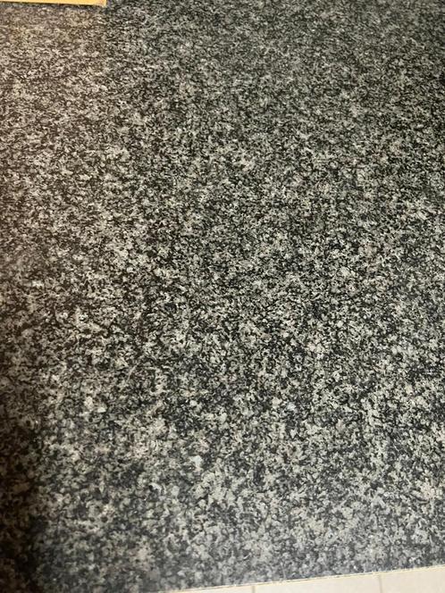 Zwarte granieten tafelblad, vierkant, Huis en Inrichting, Tafels | Eettafels, Gebruikt, Vierkant, Overige materialen, Ophalen