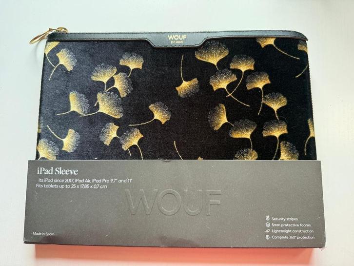 Wouf iPad-hoesje - 50€ nieuw, Computers en Software, Tablet-hoezen, Nieuw, Bescherming achterkant, Ophalen of Verzenden