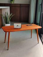 Prachtige vintage teakhouten salontafel, Ophalen of Verzenden, Zo goed als nieuw, Teakhout, Midcentury