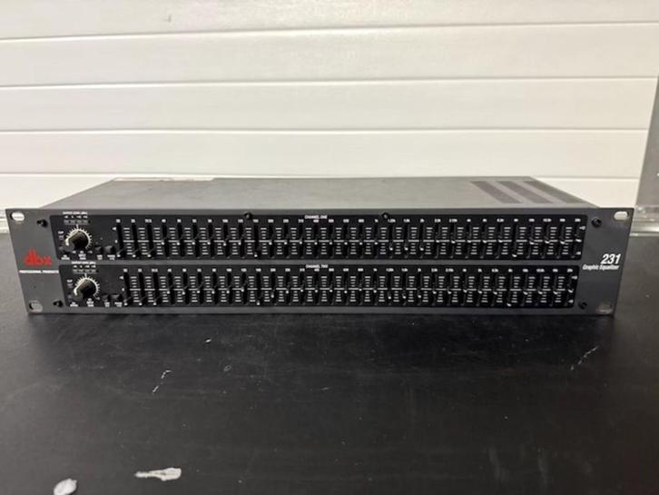 DBX 231 31-bands equalizer (2-kanaals), Muziek en Instrumenten, Effecten, Gebruikt, Equalizer, Ophalen
