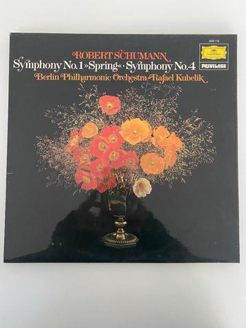 Robert Schumann Berlin Phil Orch Kubelik ‎Sym No.1 & 4 1974, Orchestre ou Ballet, 12 pouces, Enlèvement ou Envoi, Comme neuf