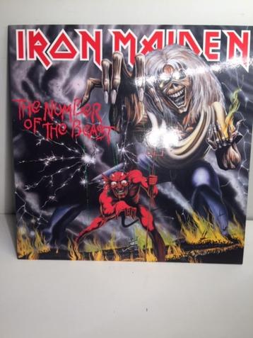 LP - Iron Maiden - Le Numéro de la Bête (Vinyle), Enlèvement ou Envoi, Comme neuf, 12 pouces, Autres genres