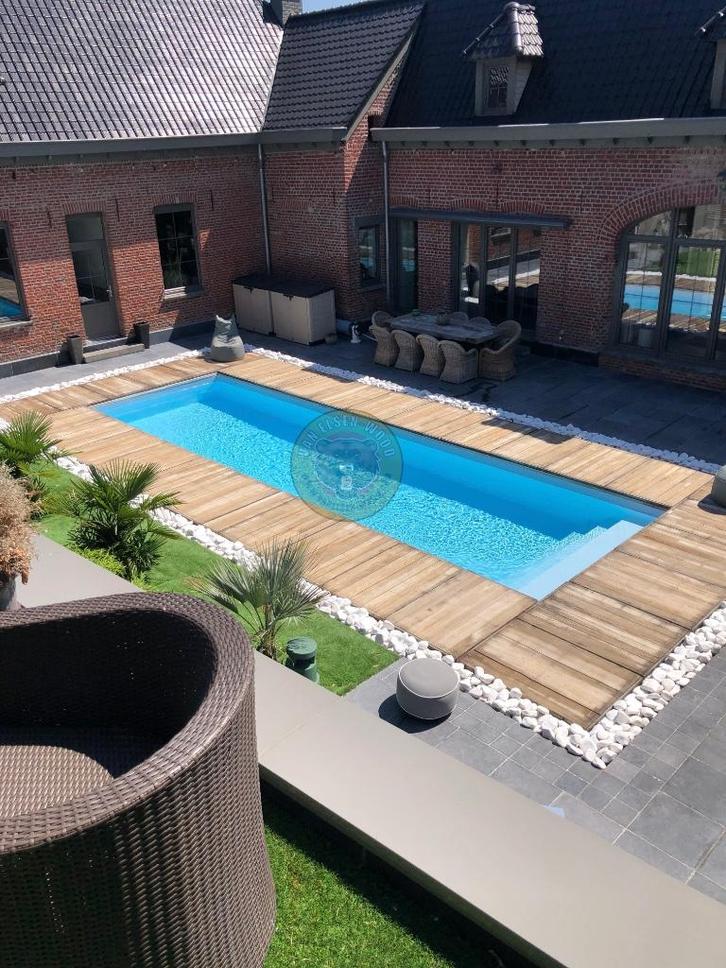 Steenschotten  Azobe, lariks, douglas, Tuin en Terras, Terrasdelen en Vlonders, Zo goed als nieuw, Hout, Ophalen of Verzenden