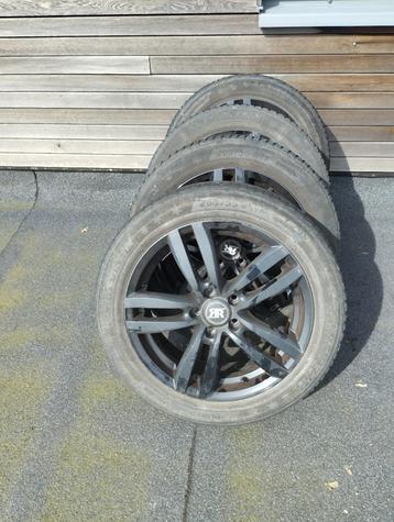 Winterbanden Michlen 205 55 R17, Auto-onderdelen, Ophalen, Gebruikt, Banden en Velgen, 17 inch