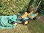 John deere tractor met 3 snelheden, Kinderen en Baby's, Speelgoed | Buiten | Skelters, Ophalen, Zo goed als nieuw