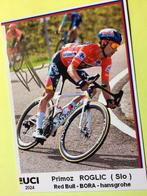 wielerkaart 2024 team red bull  bora primoz roglic signe, Verzenden, Zo goed als nieuw