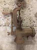 Antieke vleesmolen 40cm, Antiek en Kunst, Ophalen