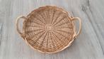 Ronde rieten presentatiemand met 2 handgrepen, Ophalen, Rond, Riet, Mand