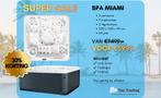 ACTIE Jacuzzi Miami (Balboa) 5 pers - 220x220cm - 141 jets, Tuin en Terras, Verzenden, Overige typen