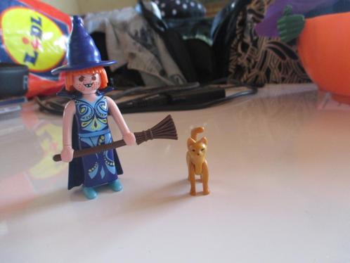 Playmobil heks en kat nieuw, Verzamelen, Poppetjes en Figuurtjes, Nieuw, Ophalen of Verzenden