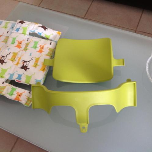 Babyset met kussentjes in limoen groen voor Tripp Trapp Stok, Kinderen en Baby's, Kinderstoelen, Ophalen
