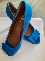 blauwe nubuque pumps maat 39, Ophalen, Pumps, Torfs, Blauw