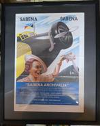 Affiche van Sabena, Verzamelen, Ophalen of Verzenden, Zo goed als nieuw, Deurposter of groter, Reclame