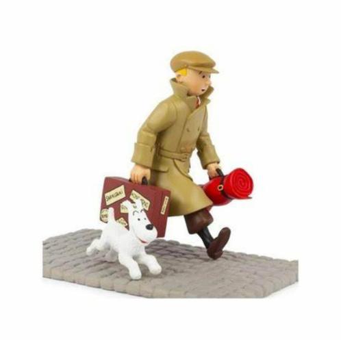 kuifje - Tintin et Milou " Ils arrivent " Ref 45994, Collections, Personnages de BD, Neuf, Statue ou Figurine, Tintin, Enlèvement ou Envoi