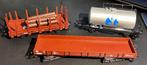 3052. Lot de 3 wagons H0 Märklin., Enlèvement ou Envoi, Comme neuf, Wagon, Märklin