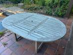 Tuintafel teak, Ophalen, Gebruikt, Hout