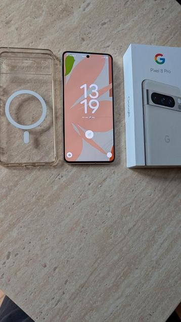 GOOGLE PIXEL 8 PRO 256 GB (beige) + MagSafe-hoesje + box beschikbaar voor biedingen
