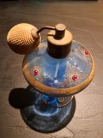 Vintage Italiaanse Colbert blauwglazen parfumflesverstuiver, Enlèvement ou Envoi