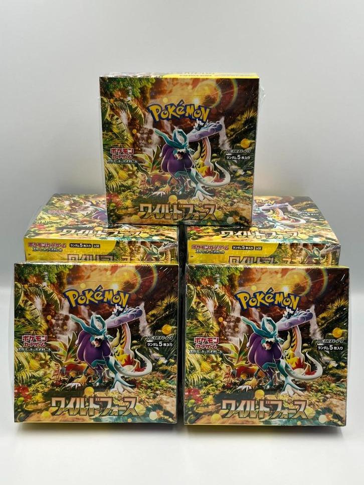Pokémon : Japanese Wild Force Boosterbox, Hobby en Vrije tijd, Verzamelkaartspellen | Pokémon, Nieuw, Boosterbox, Foil, Ophalen of Verzenden