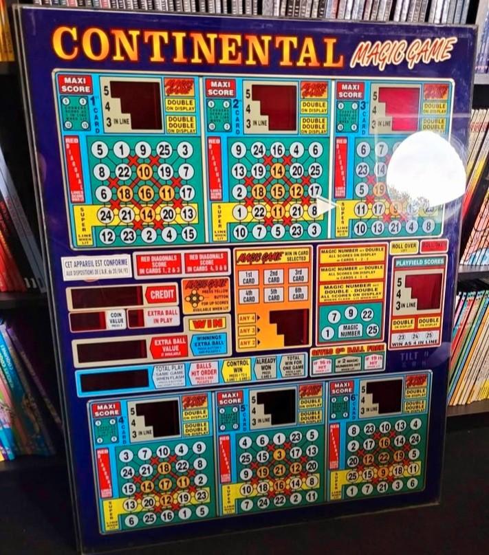 BINGO-DECORATIEVENSTER BINGO-DECORATIEVENSTER RAAM, Verzamelen, Automaten | Gokkasten en Fruitautomaten, Ophalen of Verzenden