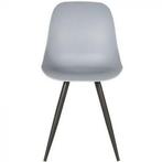2 chaises de salle à manger LABEL51 gris clair, Comme neuf, Synthétique, Enlèvement ou Envoi, Deux