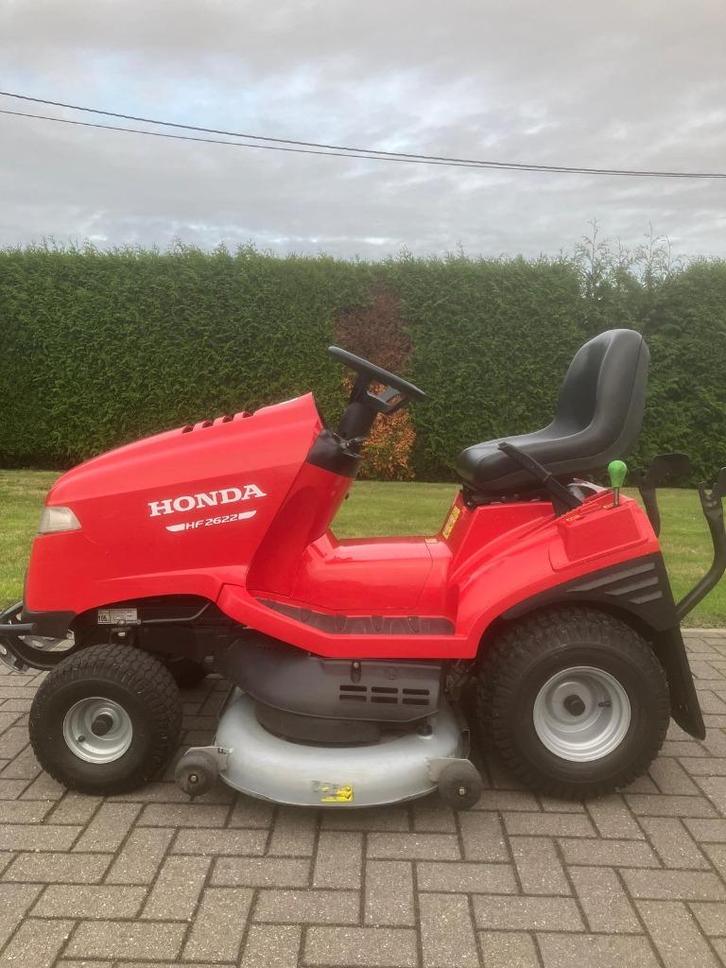 Honda HF2622 zitmaaier, Tuin en Terras, Zitmaaiers, Zo goed als nieuw, 120 cm of meer, Elektrische starter, Mulchfunctie, Opvangbak