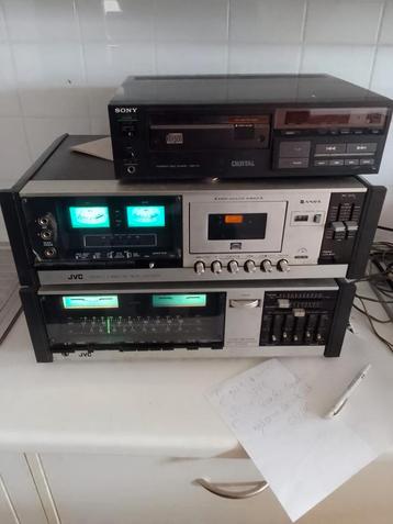 Ampli et radio JVC JRS200 L. 300 euros, Enlèvement, Utilisé, JVC