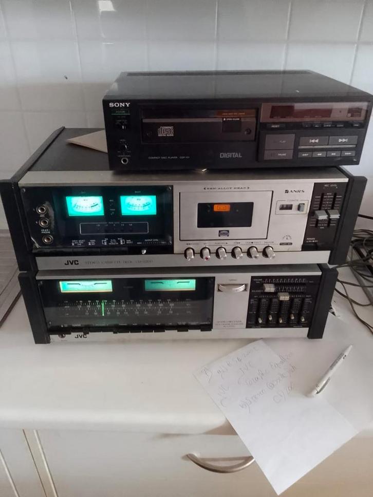 Ampli et radio JVC JRS200 L. 250 euros, Audio, Tv en Foto, Stereoketens, Gebruikt, JVC, Ophalen