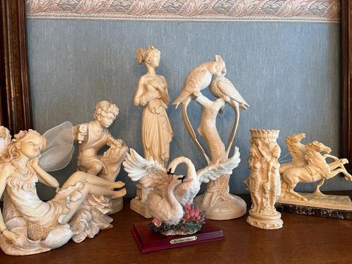 Verzameling wit marmeren decoratie, Antiek en Kunst, Curiosa en Brocante, Ophalen