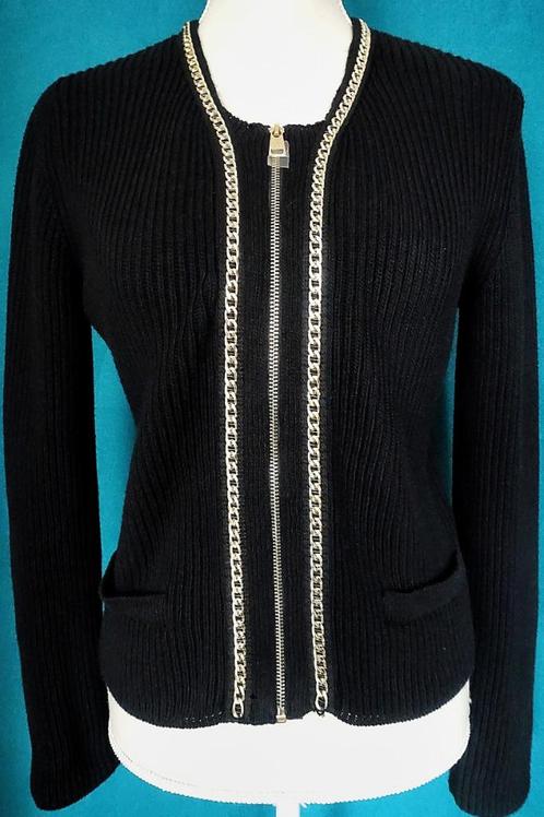 Elegante niewe gilet Liu - Jo. Gemaakt in Italie. Maat S., Kleding | Dames, Truien en Vesten, Nieuw, Maat 36 (S), Zwart, Verzenden