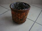 Cache-Pot. Matière: Osier 14 X 13,5 cm., Maison & Meubles, Enlèvement ou Envoi, Comme neuf, Osier, Panier