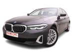 BMW 5 530e 292 PHEV Luxury Line + Navi Live Cockpit + LED +, Automaat, Lederen bekleding, Zilver of Grijs, Te koop