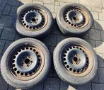 Michelin Alpin 205/55/16 winterbanden+KBA 43738+wielbouten, Ophalen, Gebruikt, 16 inch, Banden en Velgen