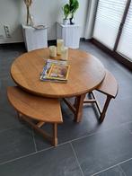 table basse, Maison & Meubles, Tables | Tables de salon, Comme neuf, 50 à 100 cm, Chêne, Rond