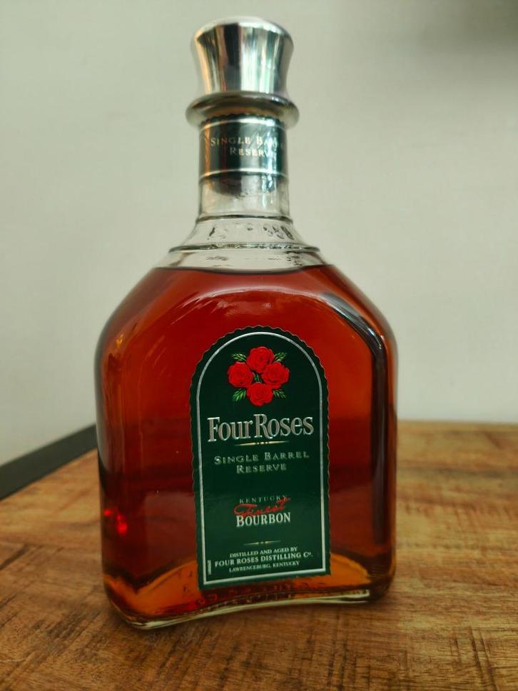 Four Roses Single Barrel Reserve, Rare! Bottled 1990 - 43%, Verzamelen, Wijnen, Nieuw, Overige typen, Overige gebieden, Vol, Ophalen of Verzenden