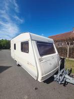 Sterckeman alige 450cp, Caravans en Kamperen, Caravans, Vast bed, Sterckeman, Koelkast, Treinzit