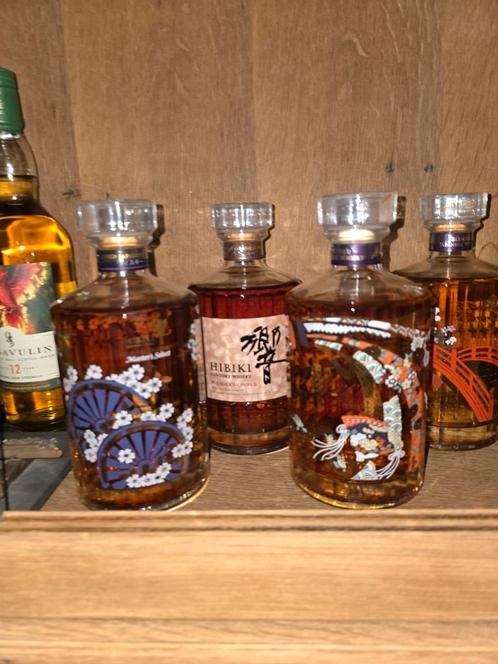 Whisky, 57 flessen, Hibiki, enz. ,26 flessen rum, vodka, enz, Verzamelen, Wijnen, Nieuw, Champagne, Ophalen