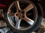4 jantes Enzo 5x112 pneus 225/45/17., Auto-onderdelen, Banden en Velgen, Ophalen, Gebruikt, Band(en)