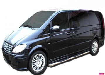 Side bars met steps voor Mercedes Vito SWB 2003-2013 NIEUW!!