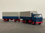 Herpa Scania 142M combinatie 1:87, Ophalen of Verzenden, Zo goed als nieuw, Bus of Vrachtwagen, Herpa