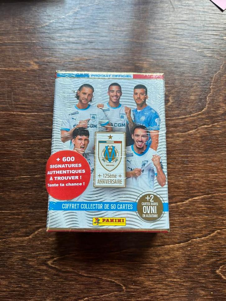 Panini Frankrijk ‘ 125 jaar Olympique Marseille’, Hobby en Vrije tijd, Stickers en Plaatjes, Nieuw, Meerdere plaatjes, Ophalen of Verzenden