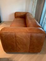 Stijlvolle leren 3-zit, Huis en Inrichting, Zetels | Zetels, Ophalen, Gebruikt, 100 tot 125 cm, Driepersoons
