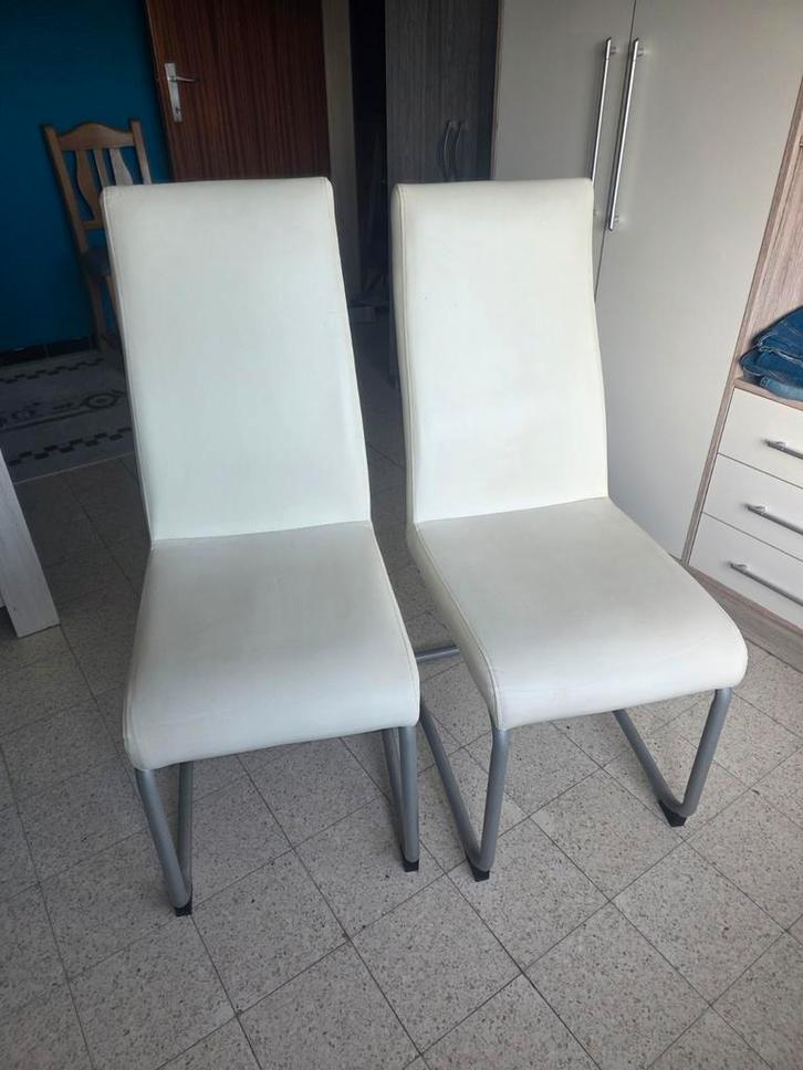 Eetkamerstoelen, Maison & Meubles, Chaises, Gris, Enlèvement