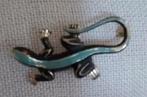 Vintage broche salamander, lak van het staartje., Handtassen en Accessoires, Antieke sieraden, Overige materialen, Ophalen of Verzenden