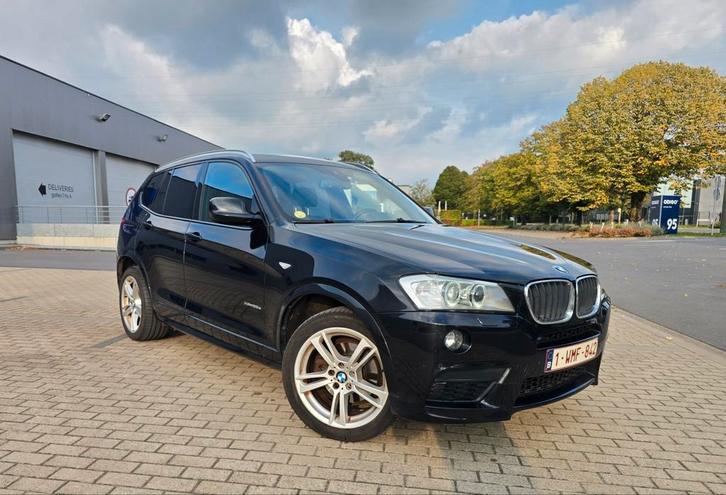BMW X3 F25 2013  camera 360   carplay android/apple, Auto's, BMW, X3, Head-up Display, Navigatiesysteem, Parkeercamera, Regensensor