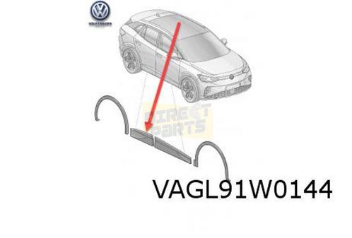 Volkswagen ID.4 (11/20-) stootlijst achterportier Rechts (XN, Autos : Pièces & Accessoires, Carrosserie & Tôlerie, Volkswagen