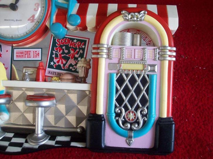 jukebox wurlitzer klok, Verzamelen, Automaten | Jukeboxen, Gebruikt, Wurlitzer, Ophalen of Verzenden