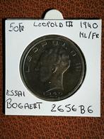 Essai 50 Frank 1940 Nl/Fr, Postzegels en Munten, Ophalen