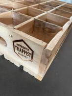 Originele houten bak Westvleteren., Huis en Inrichting, Woonaccessoires | Kisten, Ophalen, Zo goed als nieuw